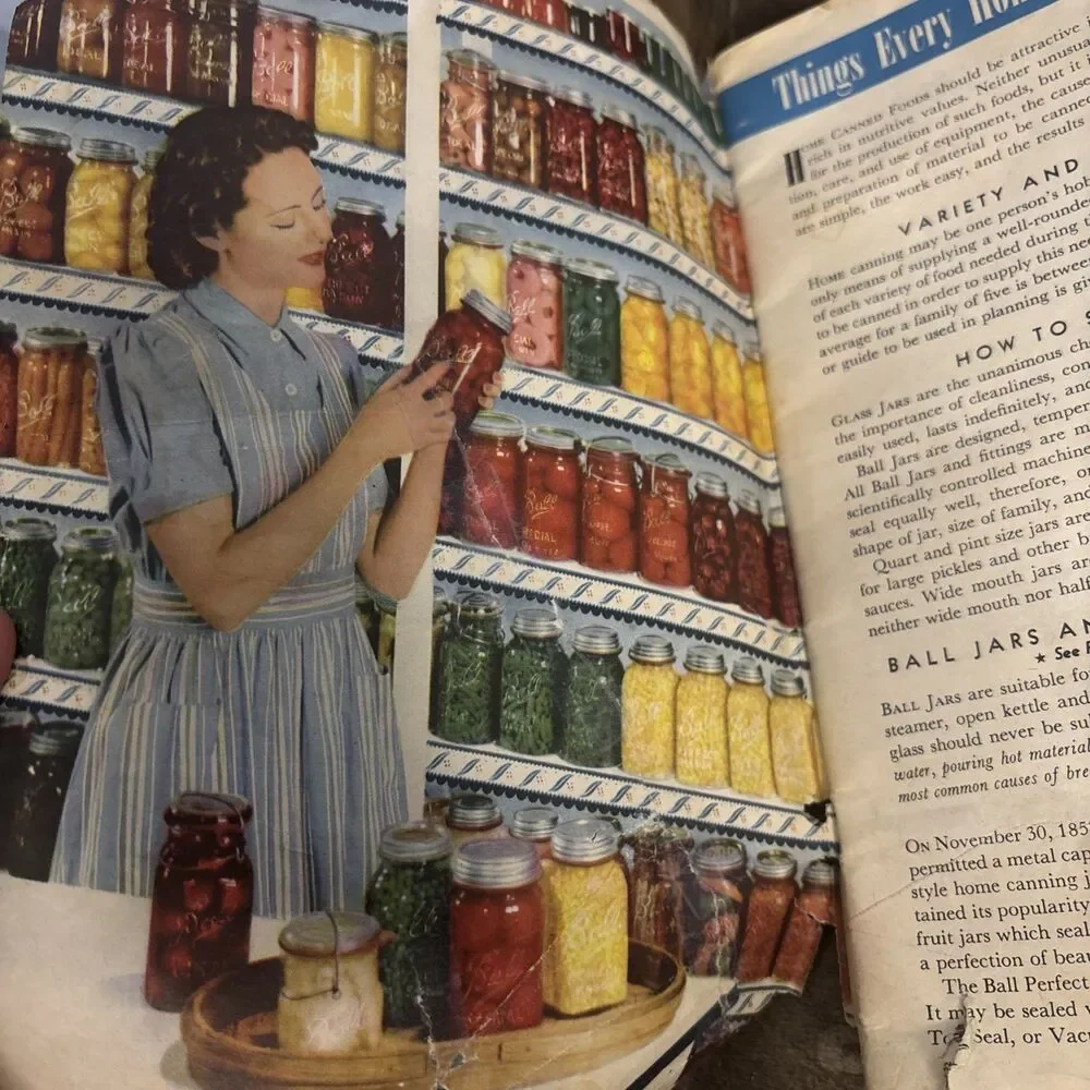 Vintage Canning Booklets-Ball And Hazel-Atlas Company